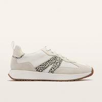 Axel II White/ Leopard Sneaker