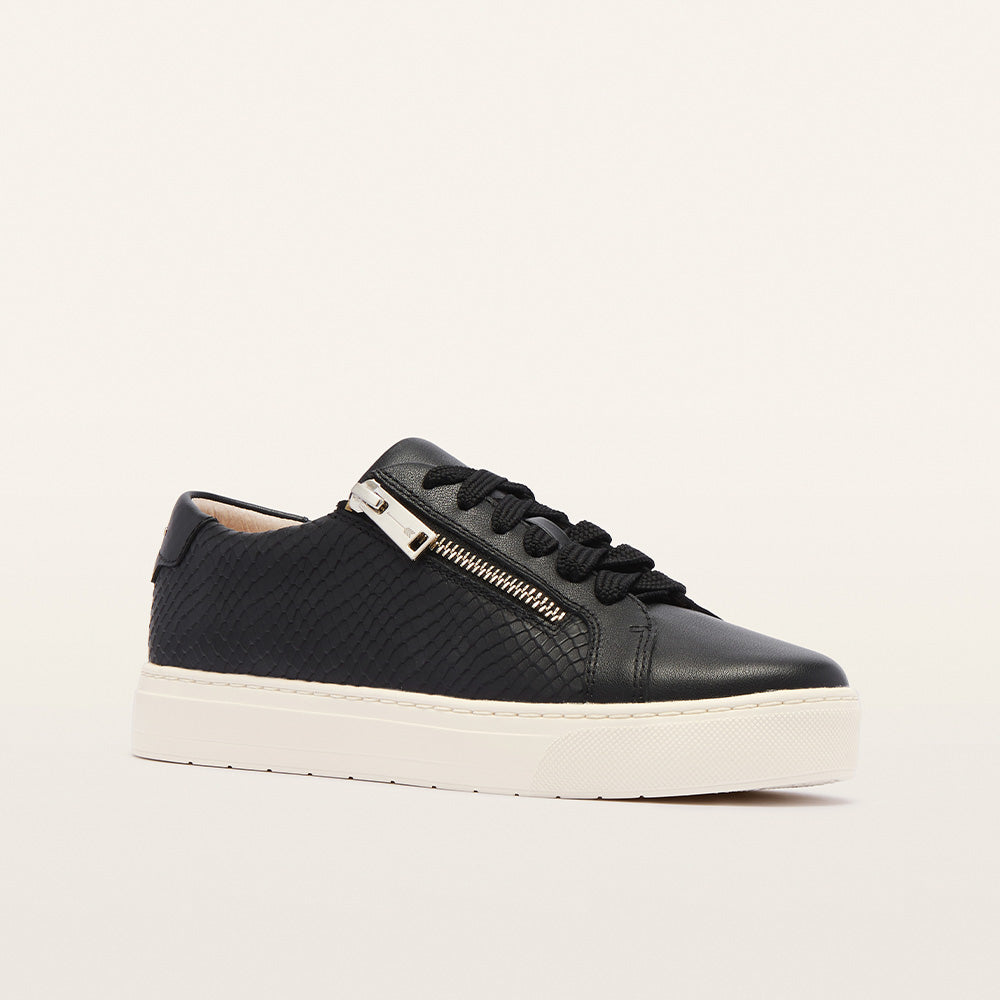 Billie II Black Emboss Sneaker