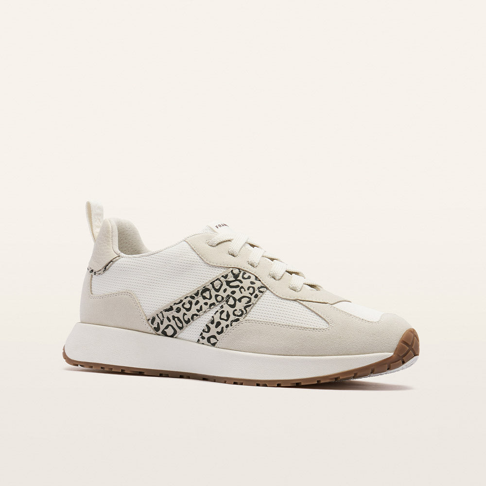 Axel II White/ Leopard Sneaker