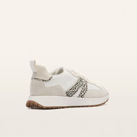 Axel II White/ Leopard Sneaker
