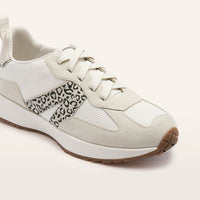 Axel II White/ Leopard Sneaker