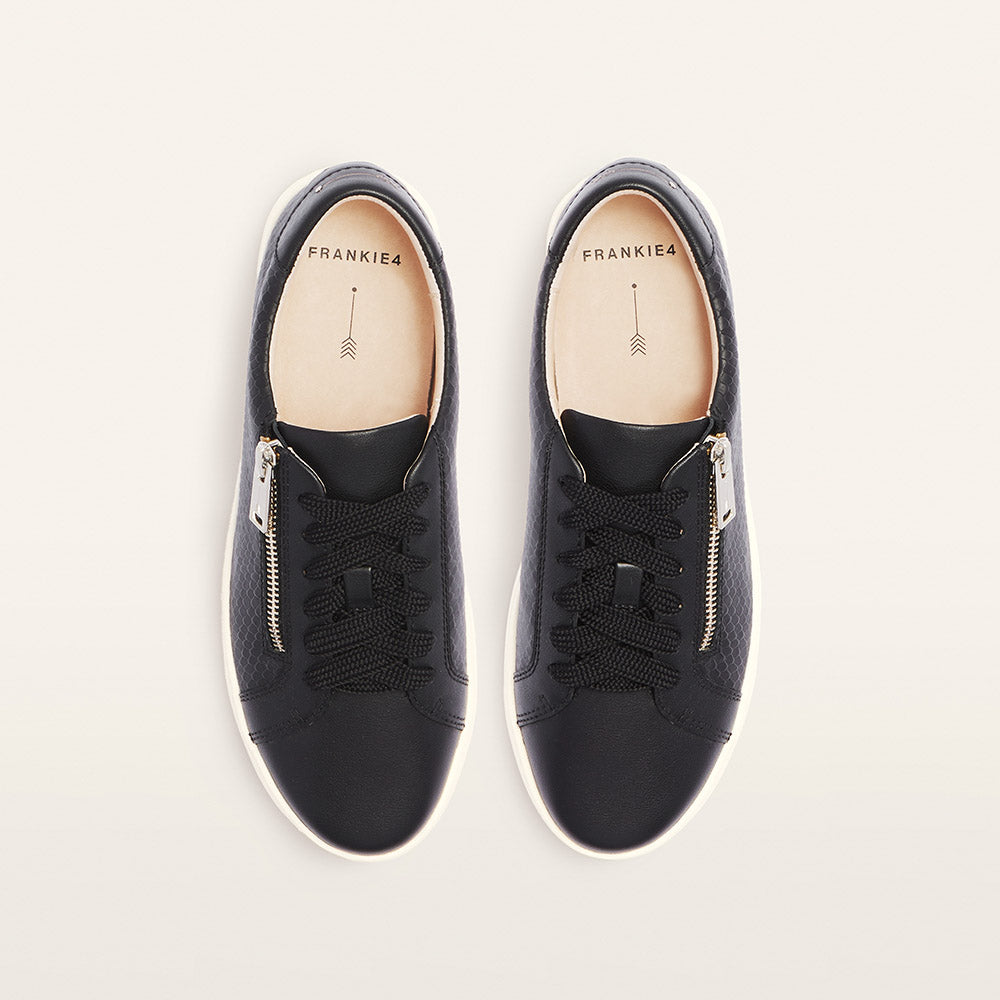Billie II Black Emboss Sneaker