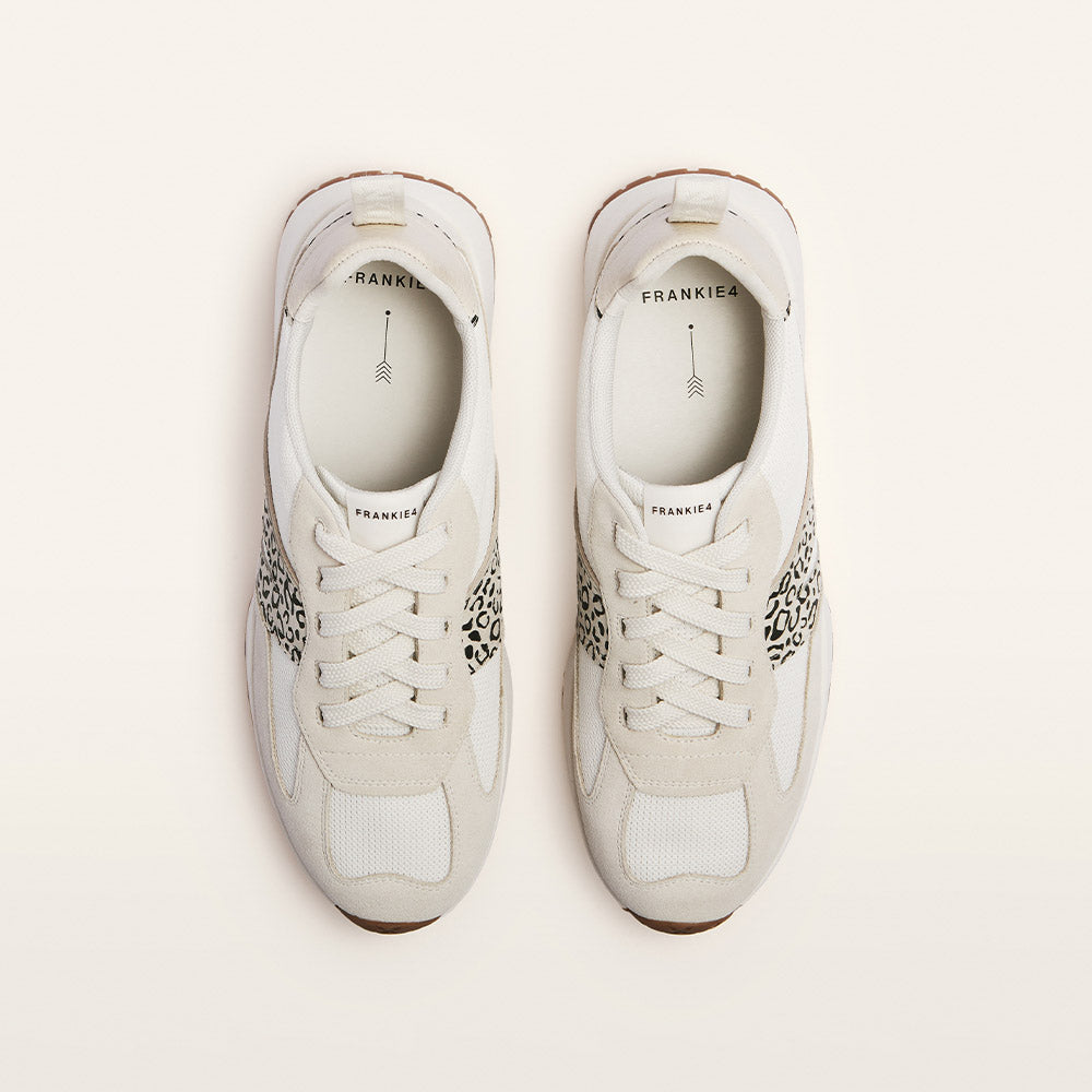 Axel II White/ Leopard Sneaker