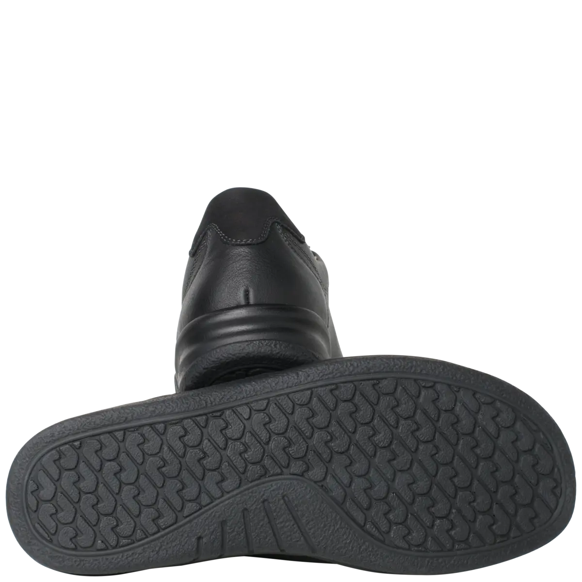 Ganter Kurt Laceup/Zip Black Leather Wide(K)