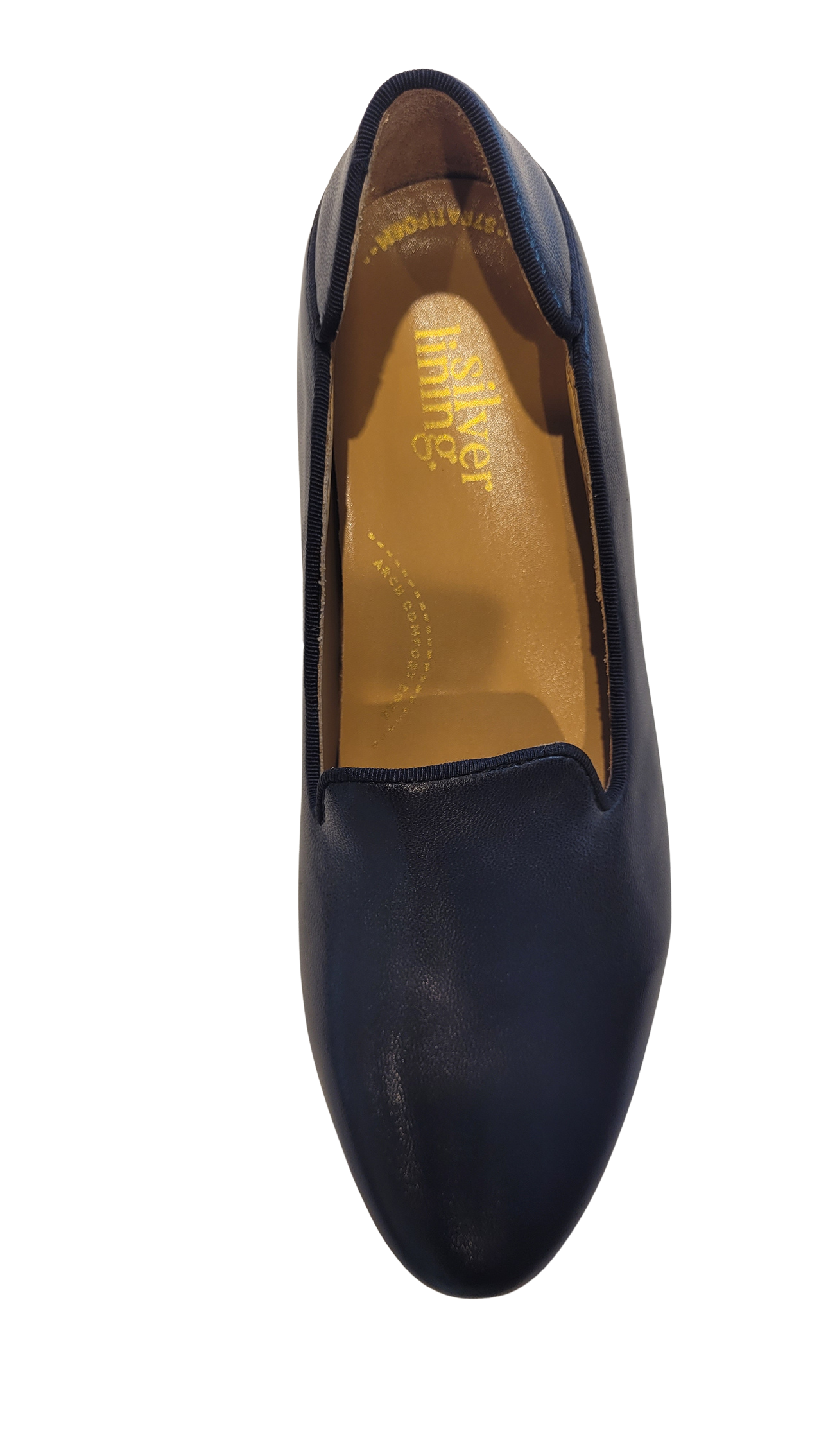 Silver Lining Grange Black Leather