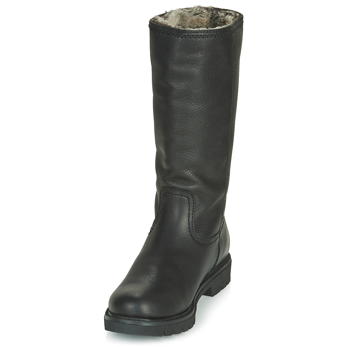 Bambina B60 Calf High Black Boot Warm lining