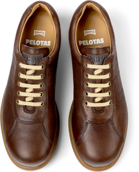 Camper Pelotas Ariel Brown Leather Shoes