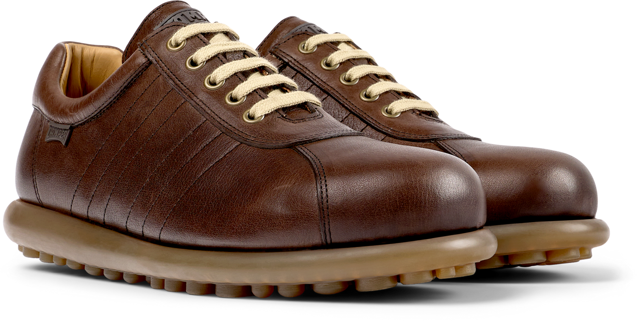 Camper Pelotas Ariel Brown Leather Shoes