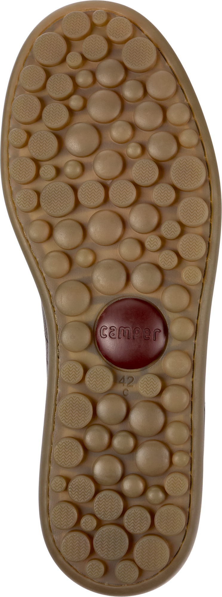 Camper Pelotas Ariel Brown Leather Shoes