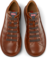 Camper Beetle Brown Leather Shoes
