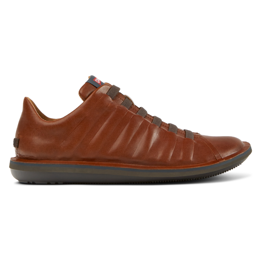 Camper Beetle Brown Leather Shoes