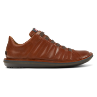 Camper Beetle Brown Leather Shoes