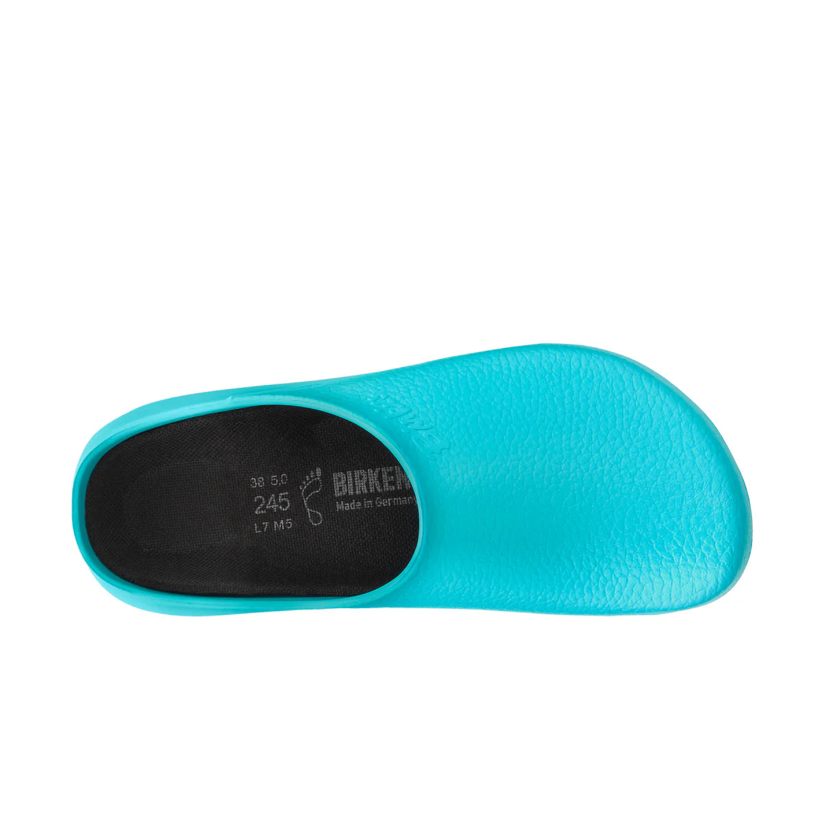 Super Birki Light Blue Clog Polyurethane $134 BIRK R 37