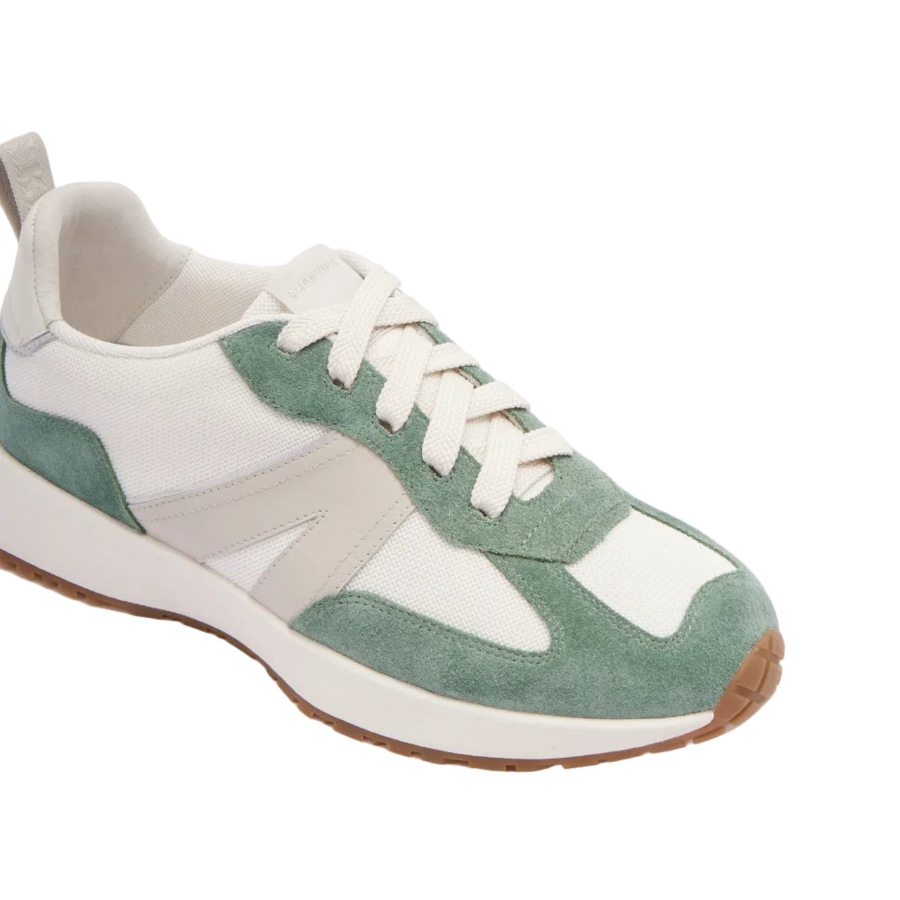 Axel II Chalk/ Eucalyptus Suede Sneakers