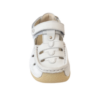 Wolky Offwhite Esperanza Leather Sandal | Closed Toe