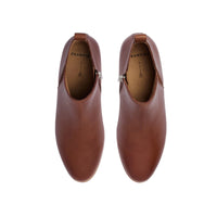 Reggie Rich Tan Leather Boots