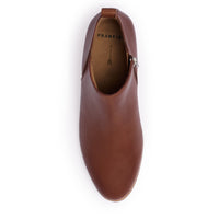 Reggie Rich Tan Leather Boots