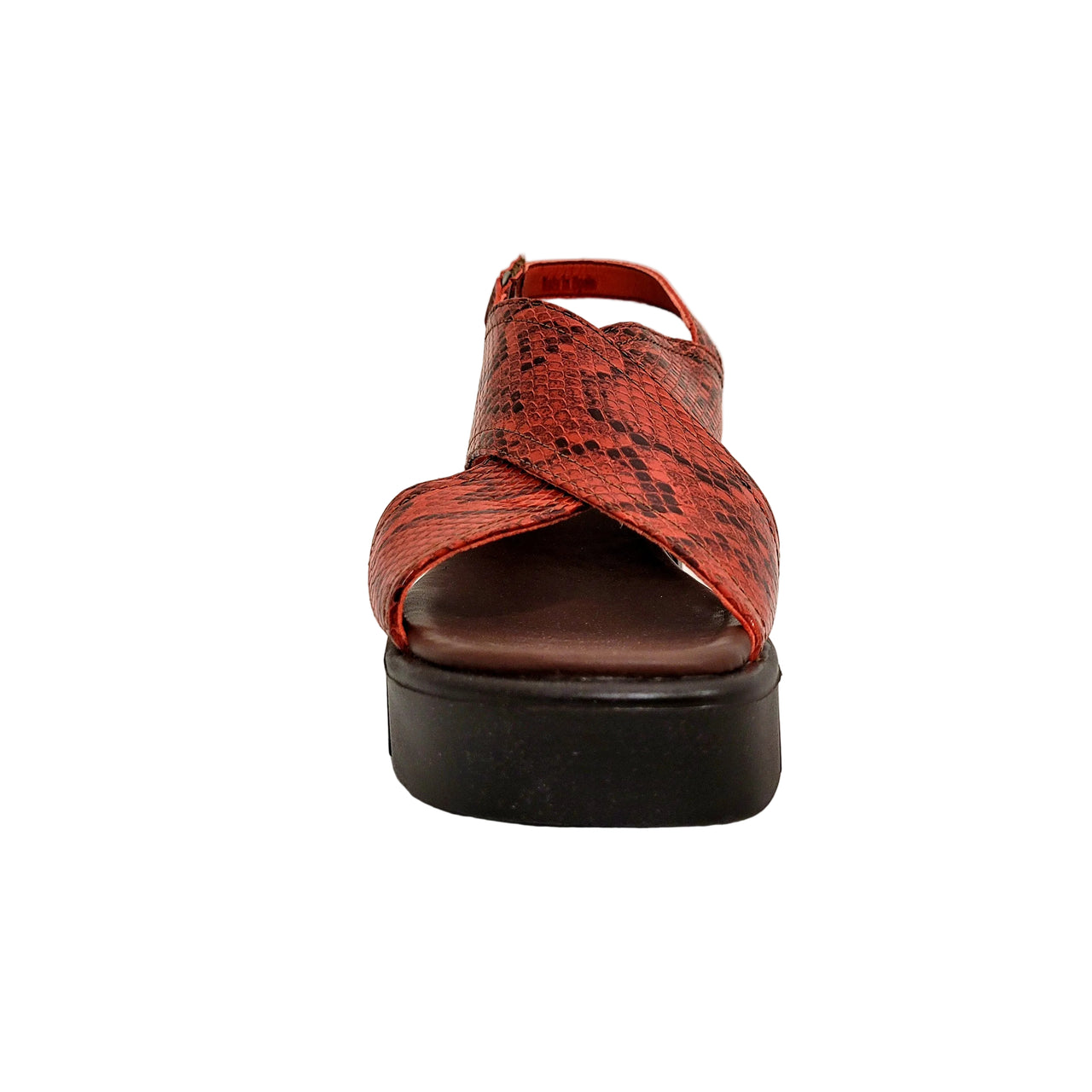 Art Eivissa 1990 Snake Red Sandals