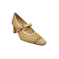 Amapola Panna Leather Heels