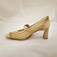 Amapola Panna Leather Heels