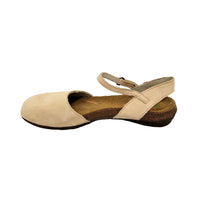 El Naturalista Wakataua Nobuck Cream Sandals
