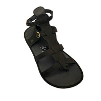 El Naturalista Bare Nobuck Black Sandals