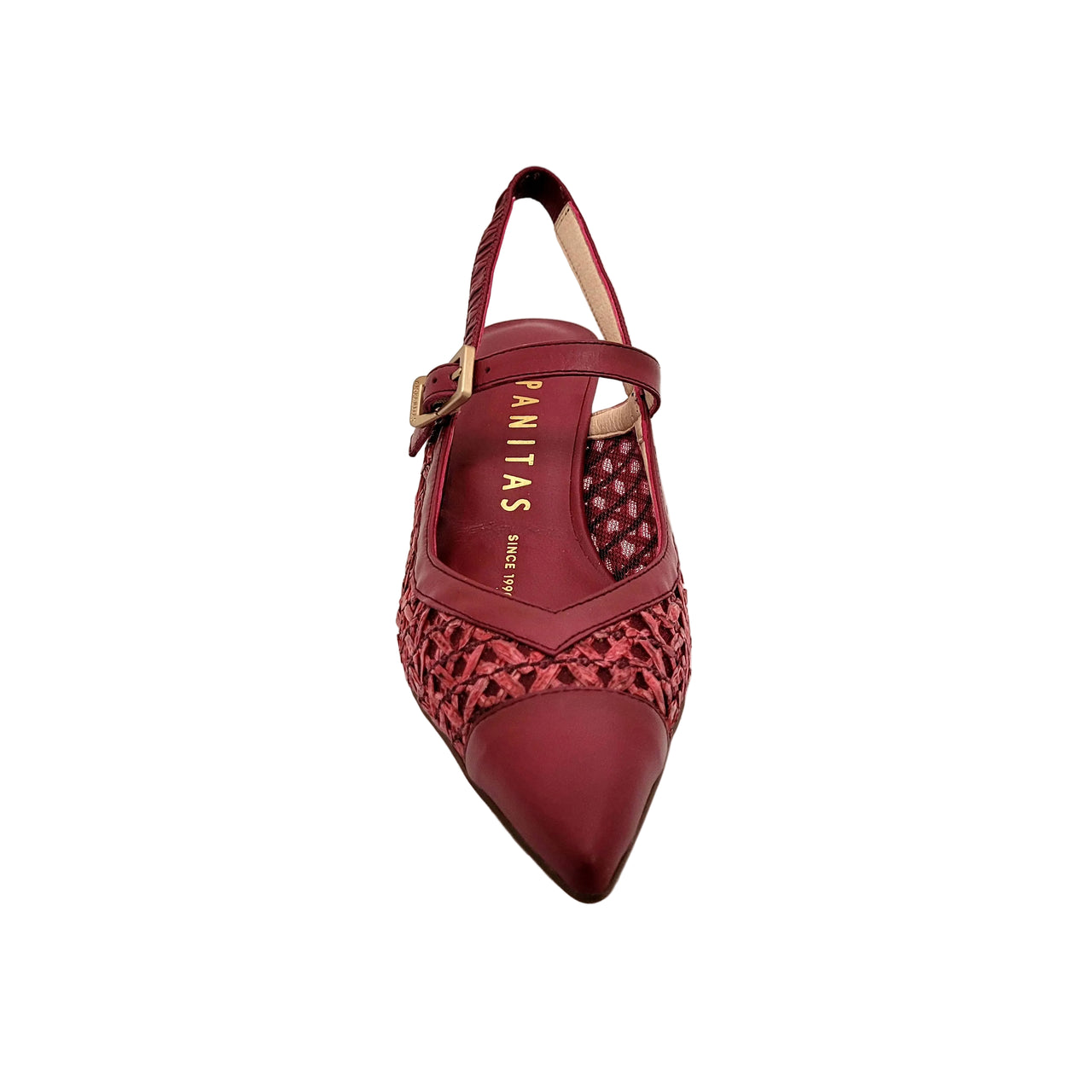 Giorgia Cereza Leather Slingback Heels