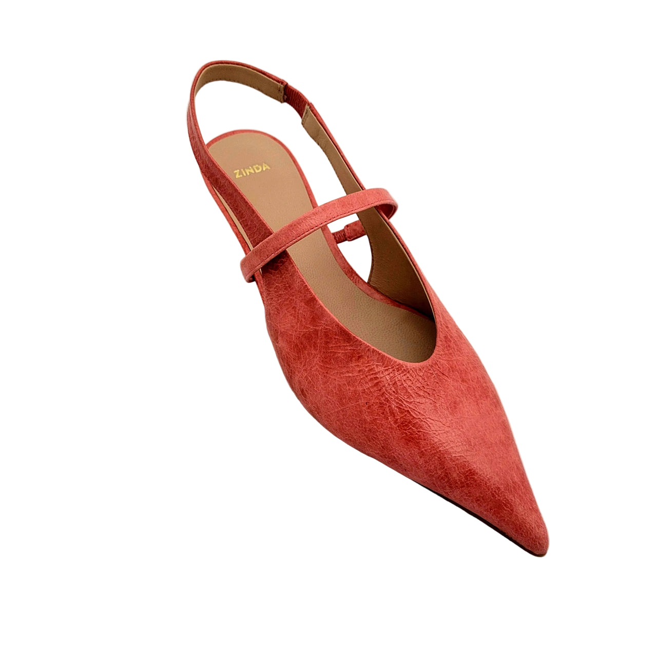 Zinda Teka Coral Slingback Sandals