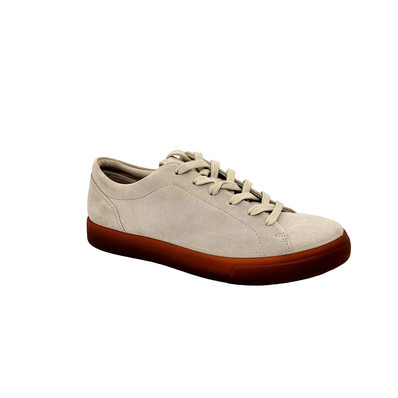 ECCO Soft 10 Gravel Leather Sneakers