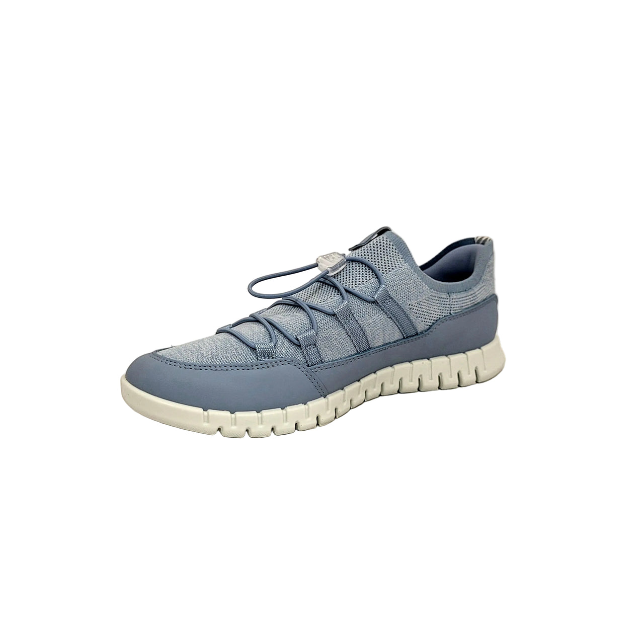 ECCO Gruuv Lite Dusty Blue Leather Sneakers