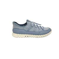 ECCO Gruuv Lite Dusty Blue Leather Sneakers