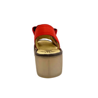 TEEV615FLY Red Leather Sandals