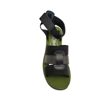 YORY430FLY Black Leather Sandals