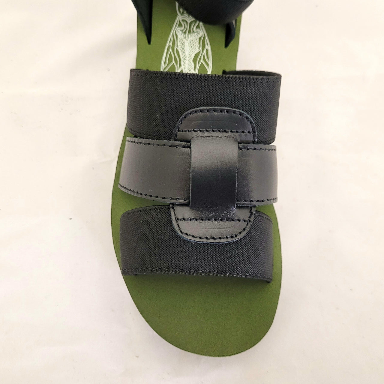 YORY430FLY Black Leather Sandals