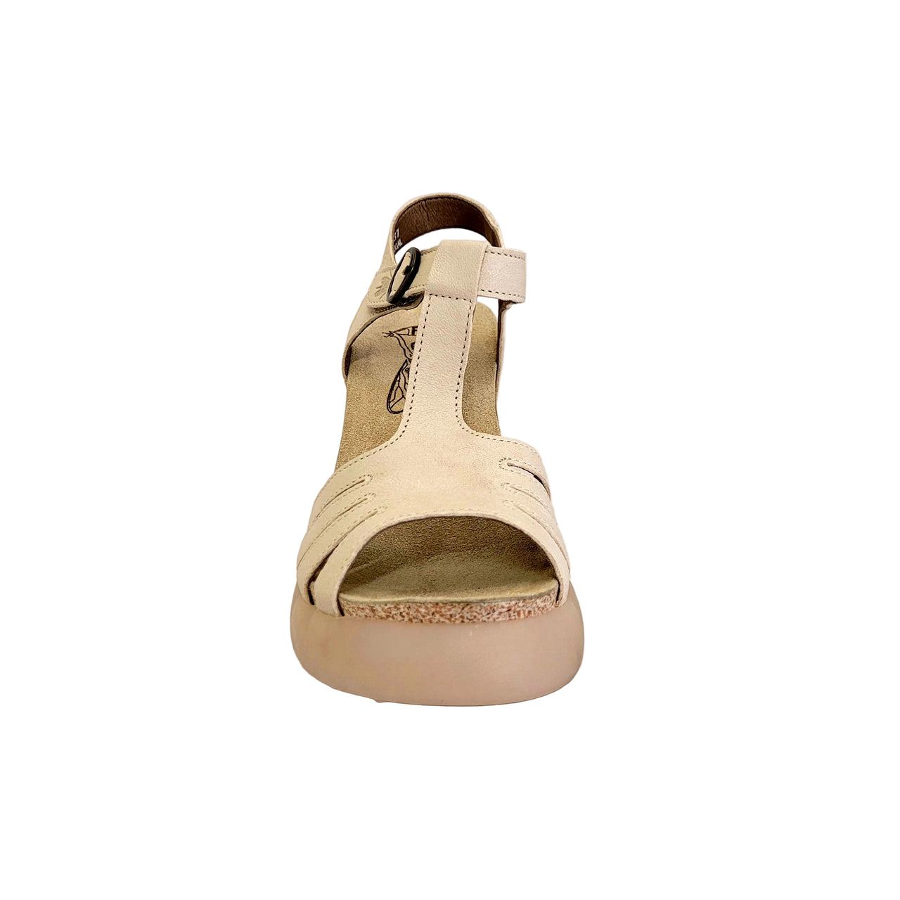 GAIT959FLY Taupe Nubuck Leather Sandals