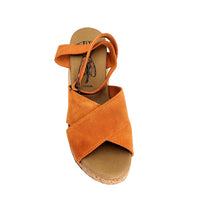 DONY440FLY Orange Suede Sandals