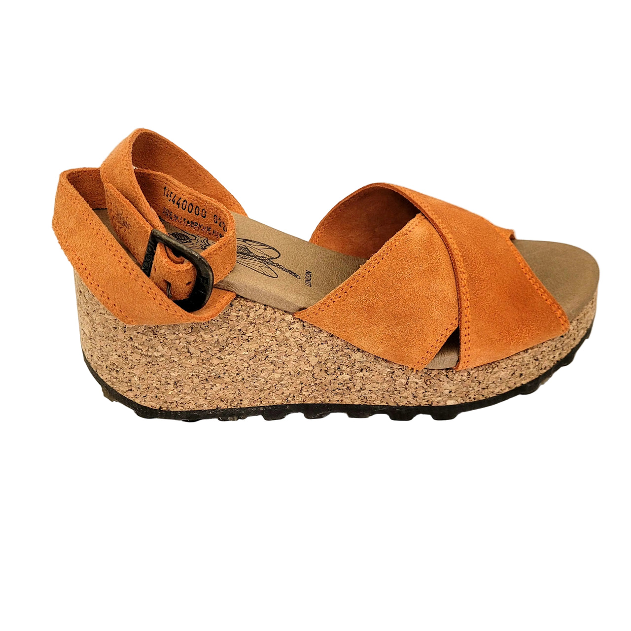DONY440FLY Orange Suede Sandals