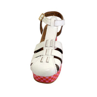 EVIT452FLY White Nappalak Leather Heels