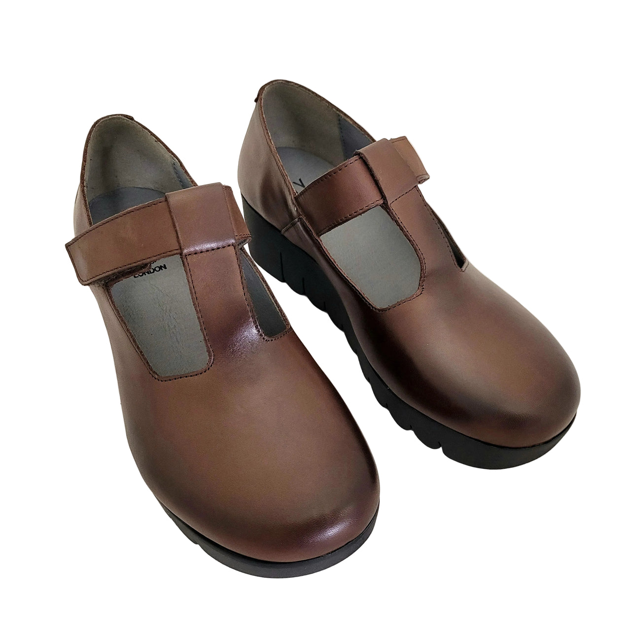 VEKA339FLY Brown Leather Shoes