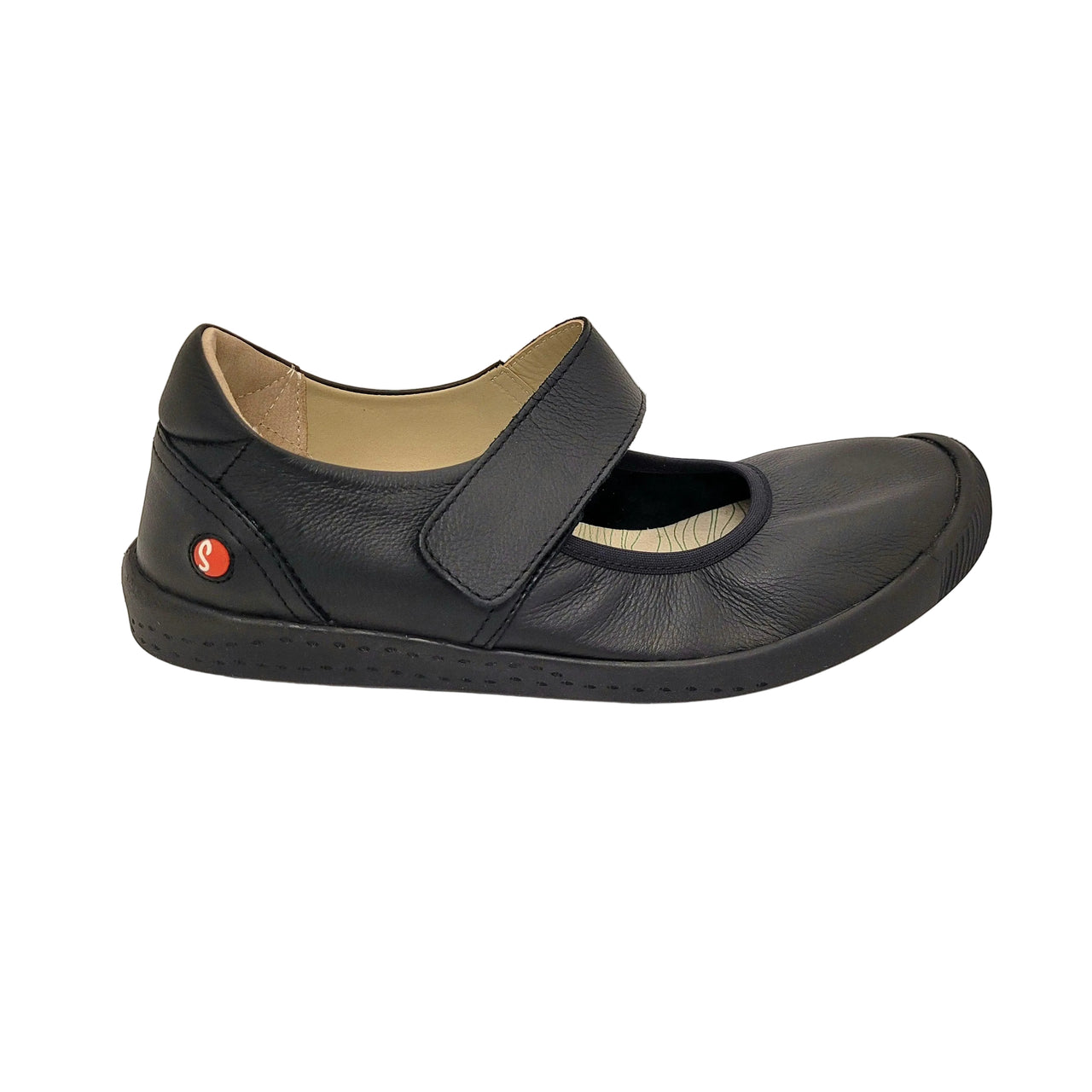 IGLA785SOF Black Leather Mary Janes