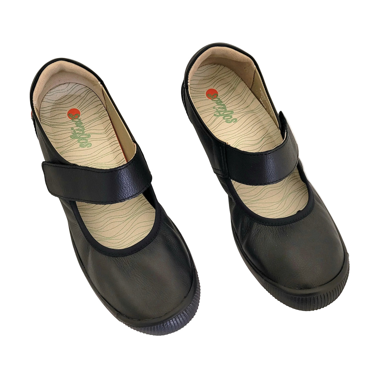 IGLA785SOF Black Leather Mary Janes
