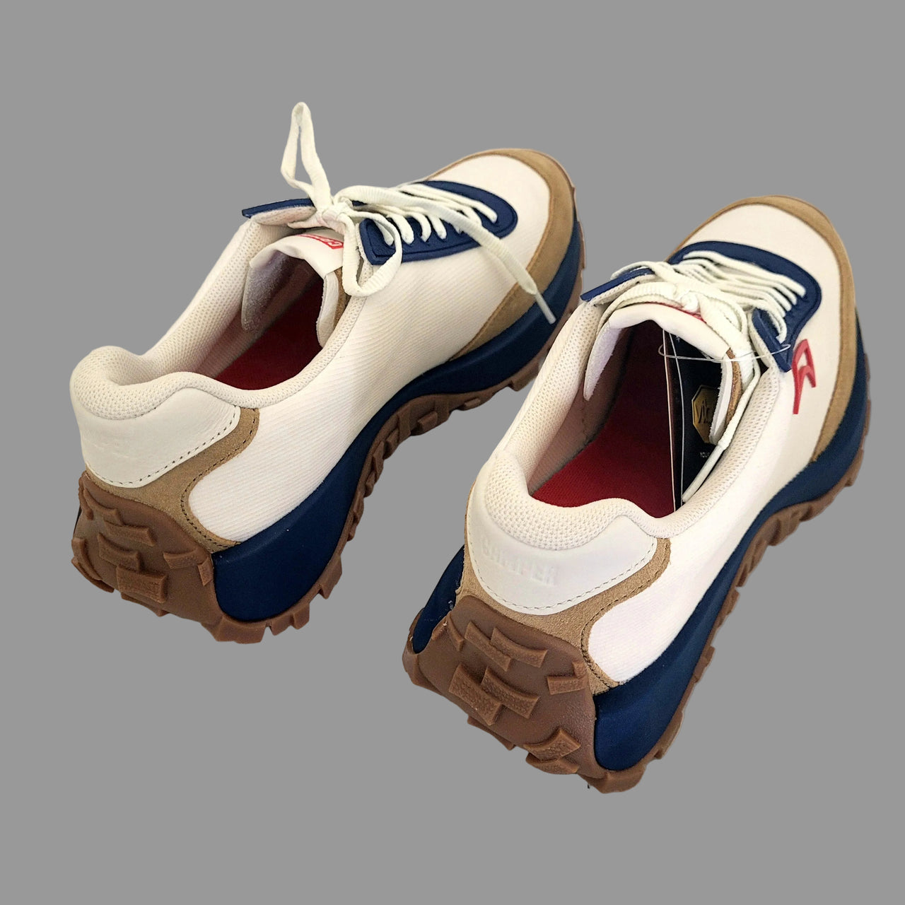 Camper Drift Trail Nude Leather Sneakers
