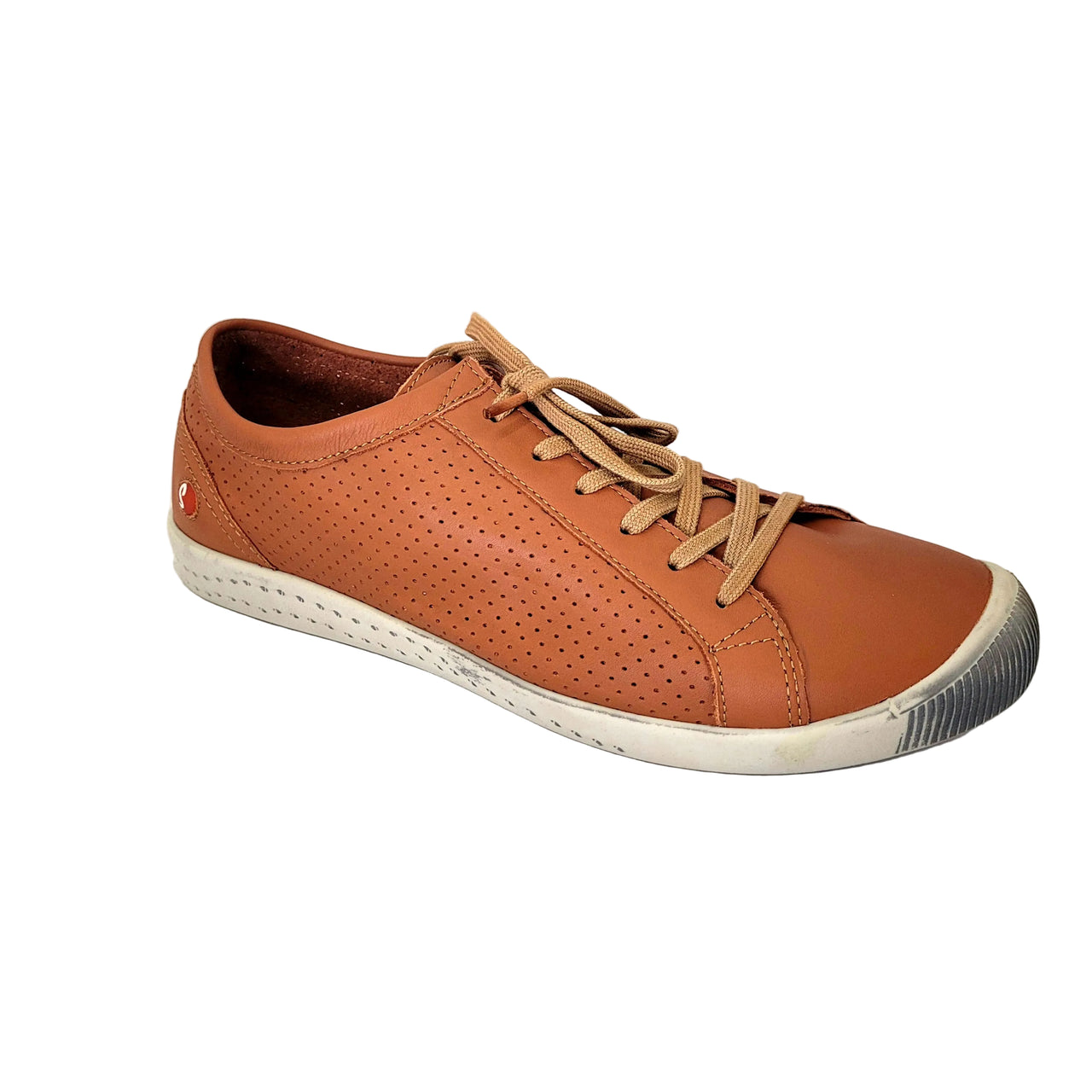 ICA388SOF Warm Orange Leather Sneaker