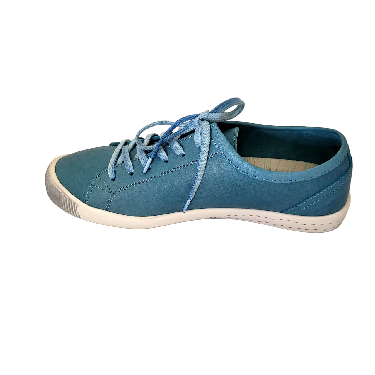 ISLA154SOF Washed Denim Leather Sneaker