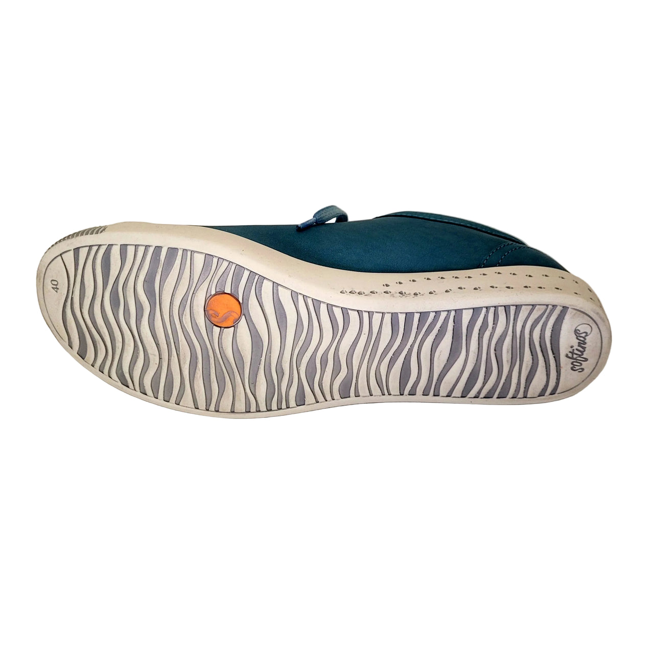 ISLA154SOF Washed Denim Leather Sneaker