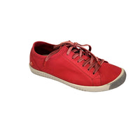 ISLA154SOF Washed Red Leather Sneaker