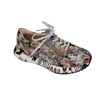 Laura Vita Burton Sneaker Argent
