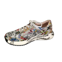 Laura Vita Burton Sneaker Argent