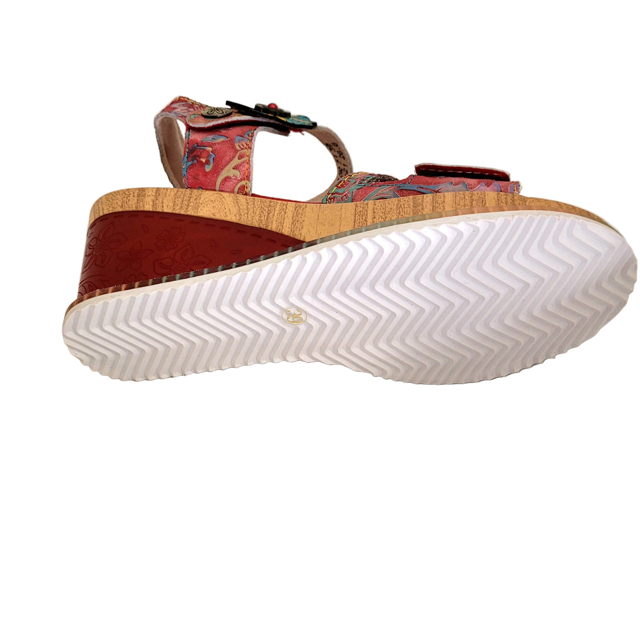 Laura Vita Ballon Sandals Rouge