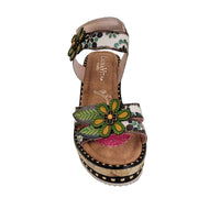 Laura Vita Ballon Sandals Beige